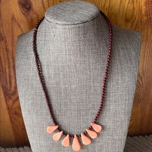 Pink Coral Necklace